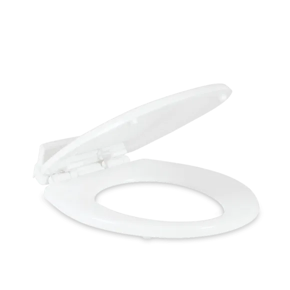 385312073 – DOMETIC Toilet Seat, Replacement For 310 Series Toilets Round Slow Close Closed Front White Wood With Cov...